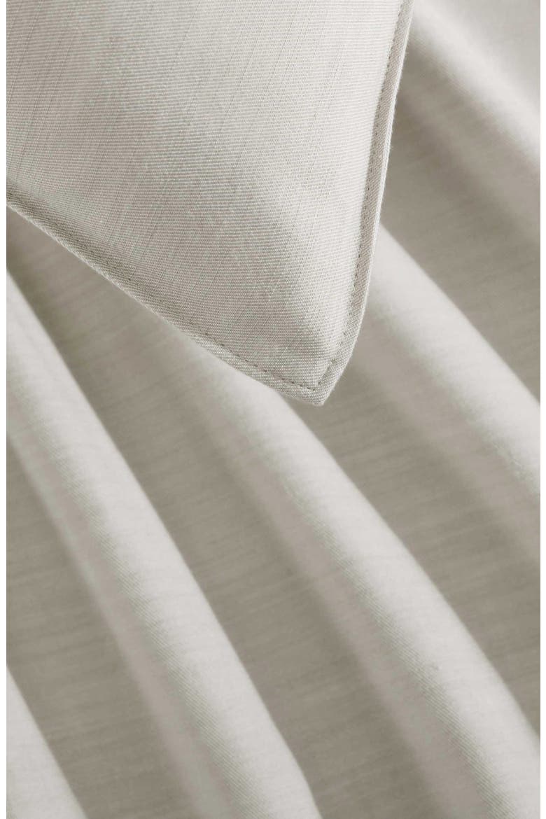 Reversible Tencel® Lyocell Duvet Cover & Sham Set, Alternate, color, BEIGE/ TAN