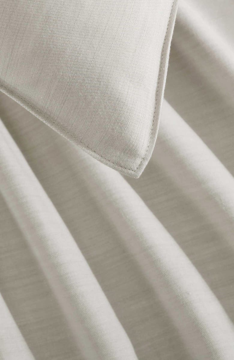 Calvin Klein Reversible Tencel<sup>®</sup> Lyocell Duvet Cover & Sham Set, Alternate, color, Beige/ Tan