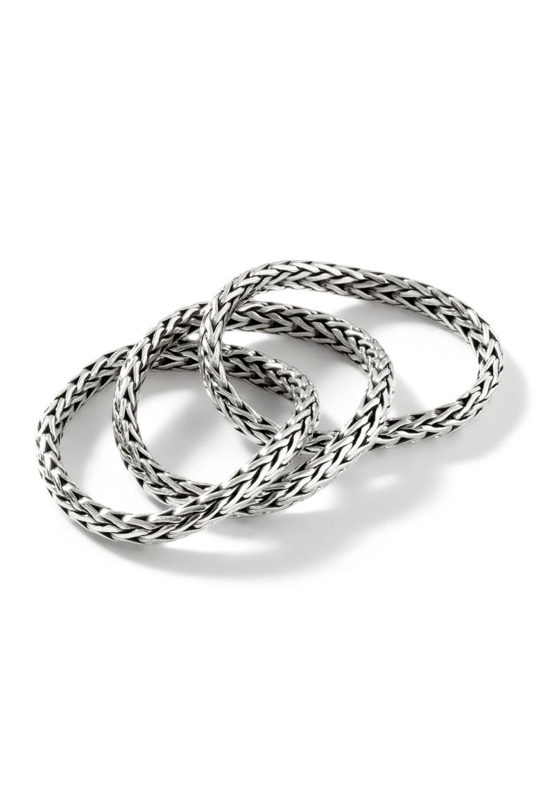 Classic Chain Layered Ring, Alternate, color, SILVER