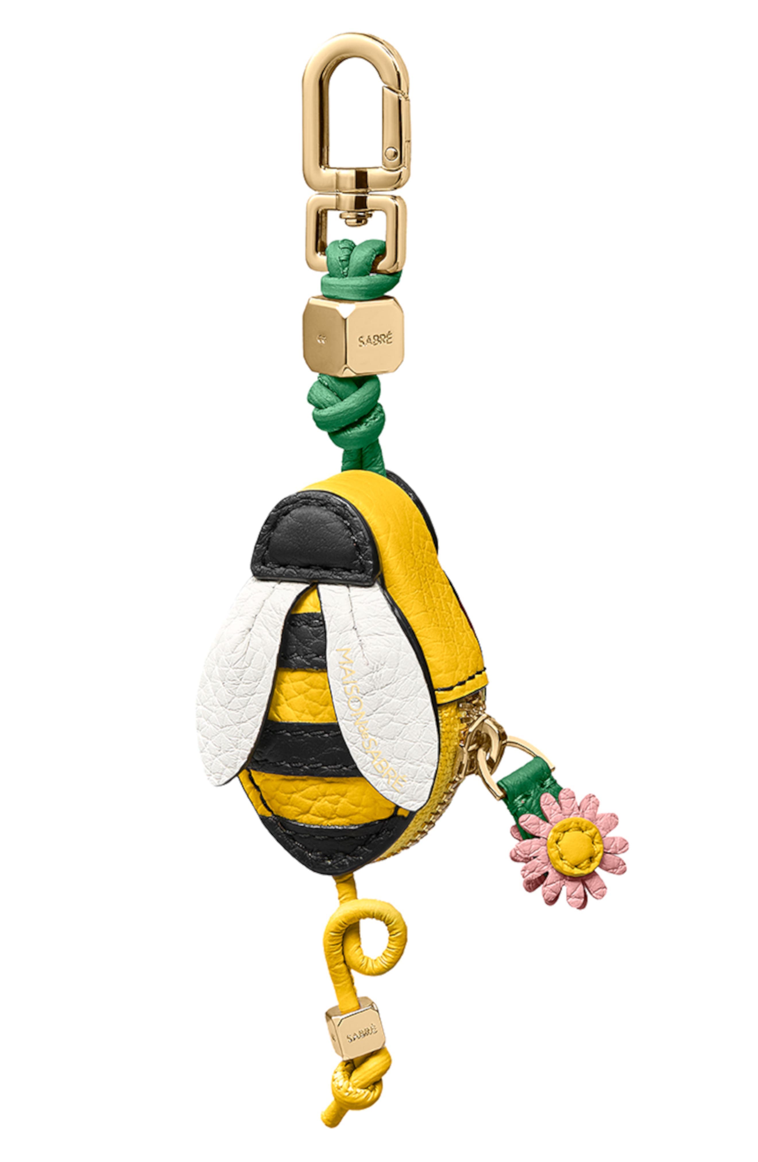 The SABRÉMOJI Garden Bug Charm, Alternate, color, Bumblebee