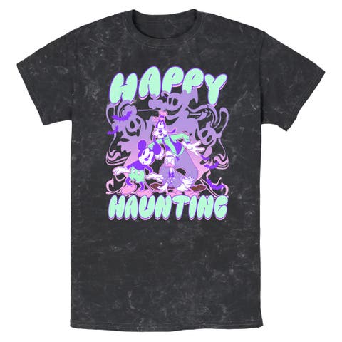 Mens Mickey & Friends Happy Haunting T Shirt