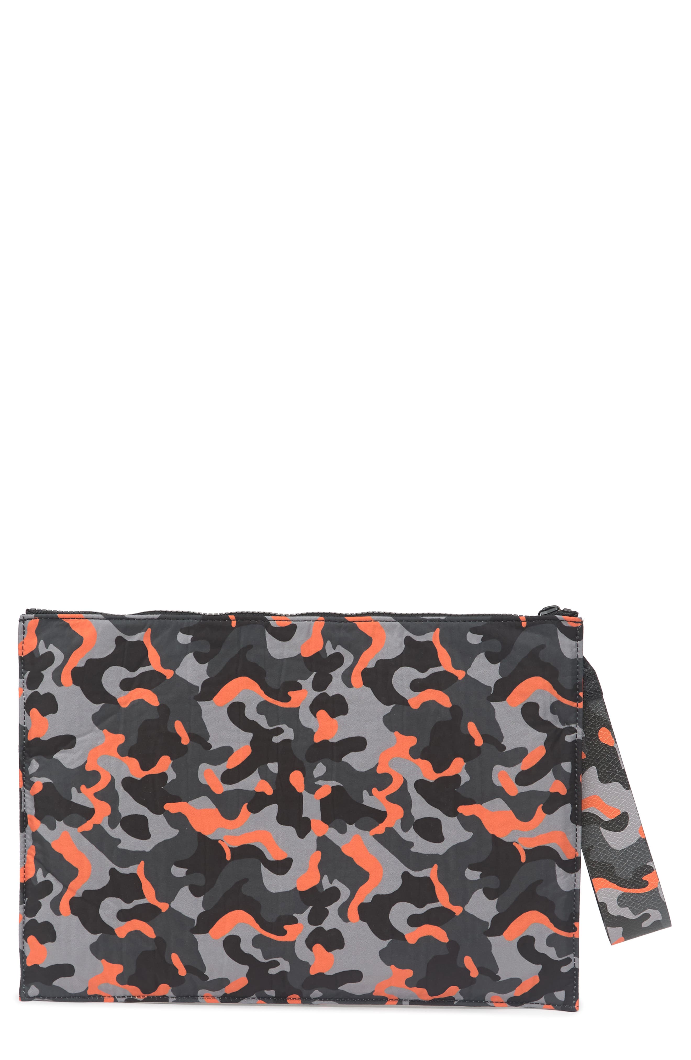 Longchamp Camo Top Zip Wrislet, Alternate, color, 
