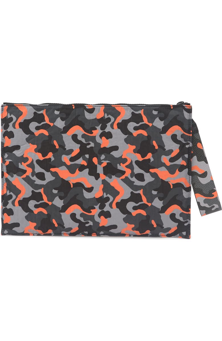 Longchamp Camo Top Zip Wrislet, Alternate, color,