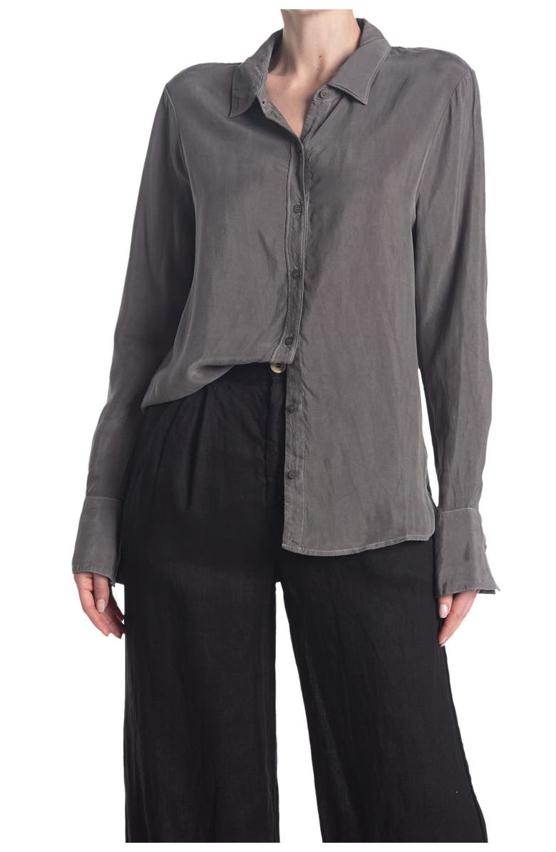 Stateside Cupro Blouse, Main, color, 