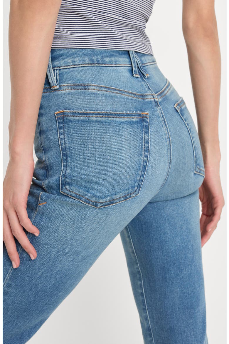 Soft-Tech Good Legs Ripped Crop Mini Bootcut Jeans, Alternate, color, INDIGO1210