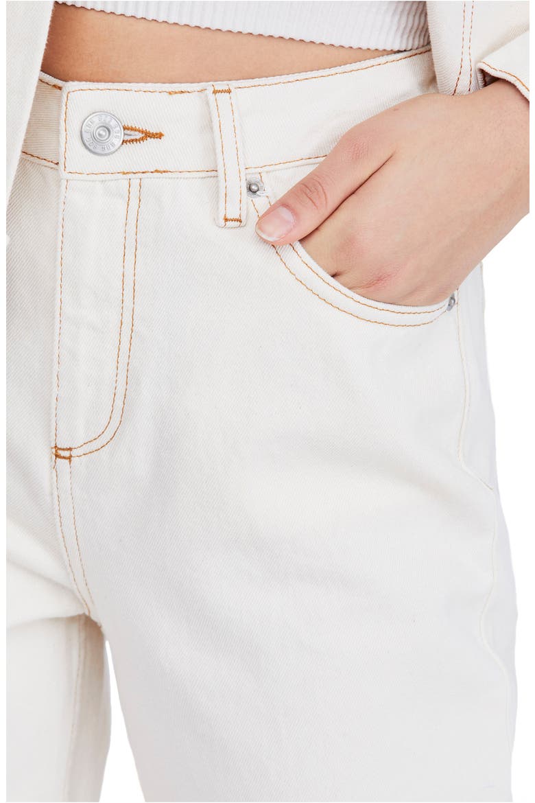Pax High Waist Jeans, Alternate, color, IVORY