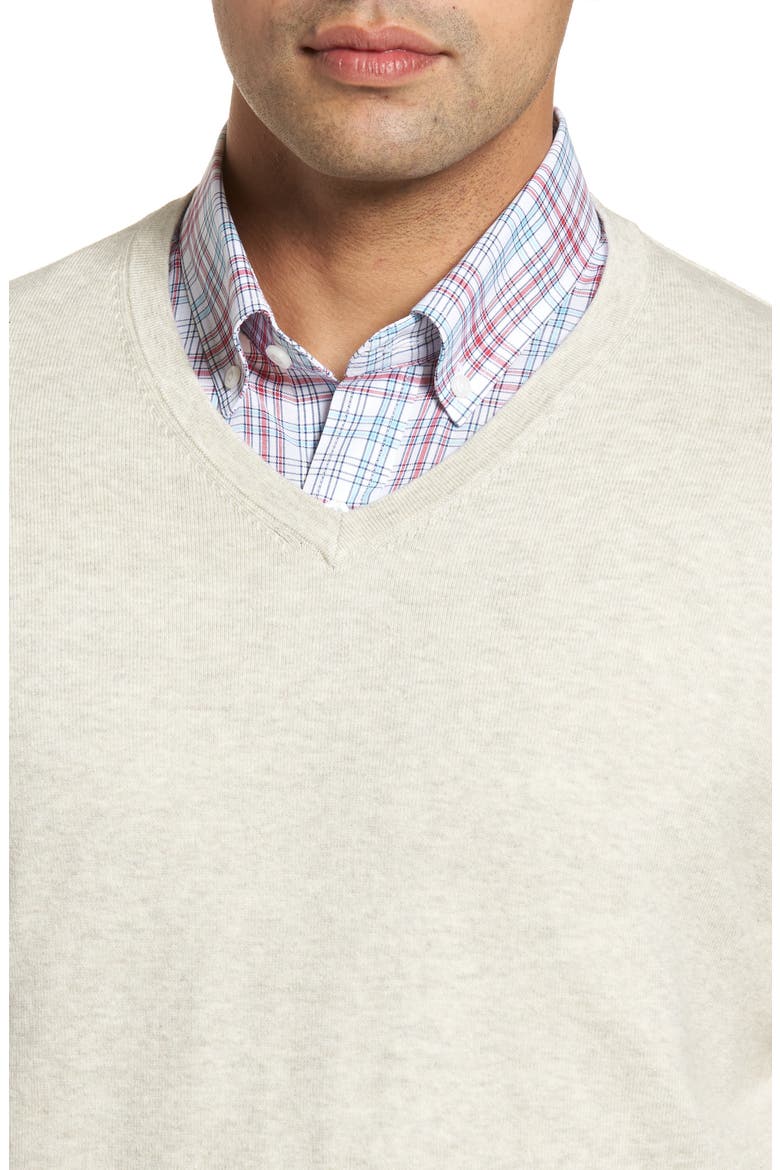 Lakemont Classic Fit V-Neck Sweater, Alternate, color, OATMEAL HEATHER