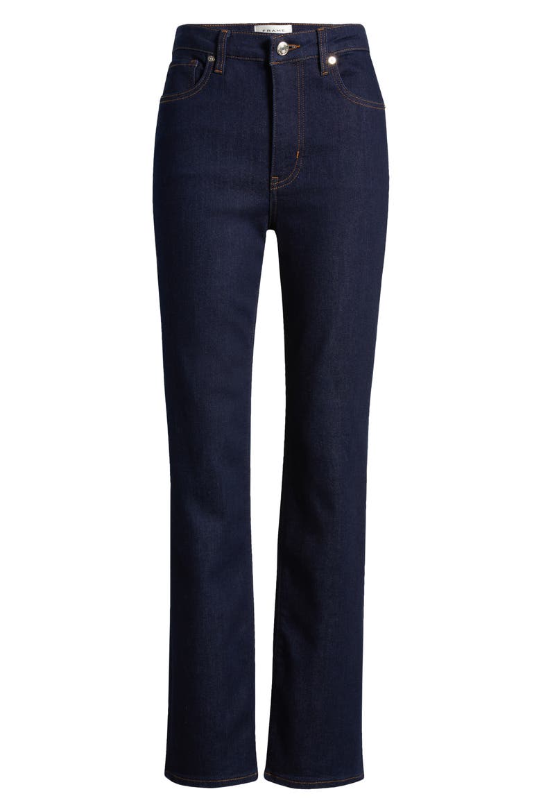 The Pencil High Waist Slim Straight Leg Jeans, Alternate, color, RINSE