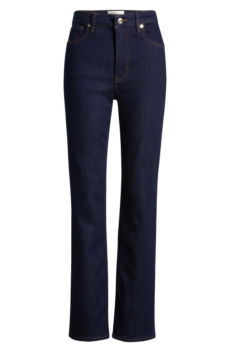 FRAME The Pencil High Waist Slim Straight Leg Jeans, Alternate, color, Rinse
