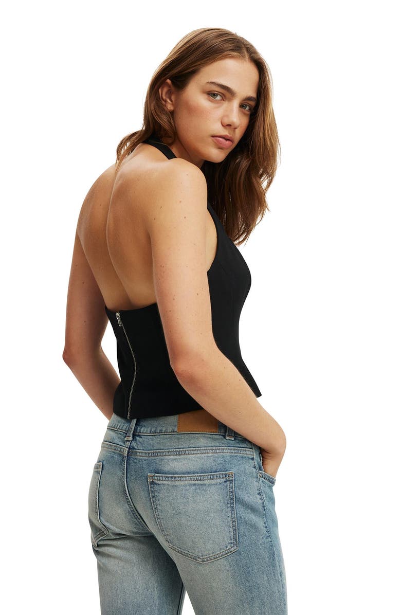 Cotton On Women's Izzy Suiting Halter Top, Alternate, color, 