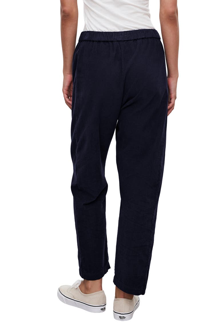 Laney Cotton Corduroy Straight Leg Pants, Alternate, color, NIGHT BU