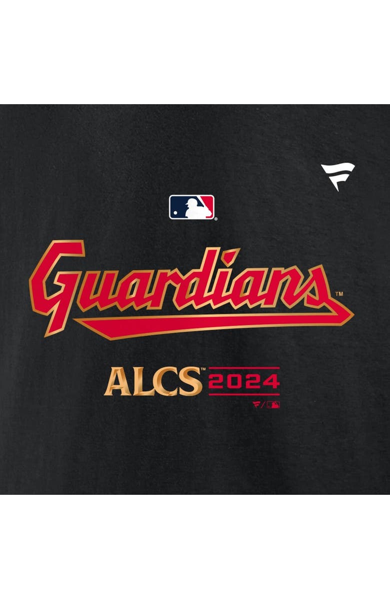 FANATICS Men's Fanatics Black Cleveland Guardians 2024 American League Division Series Champions Locker Room T-Shirt, Alternate, color, 