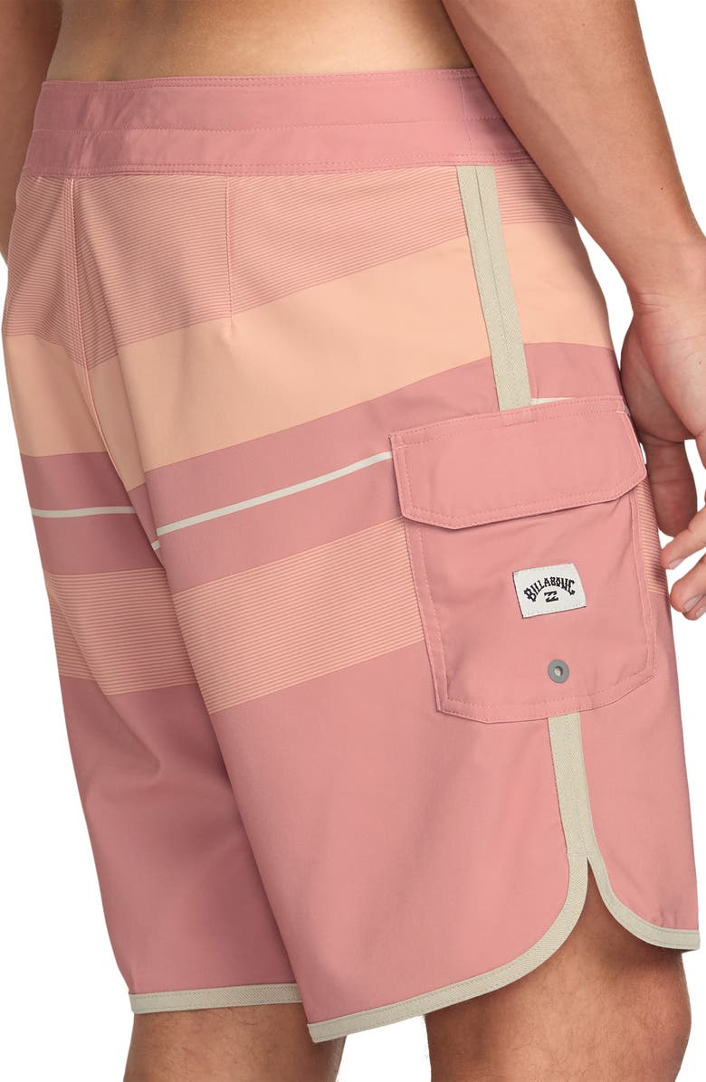 Billabong 73 Pro Board Shorts, Alternate, color, Dusty Pink