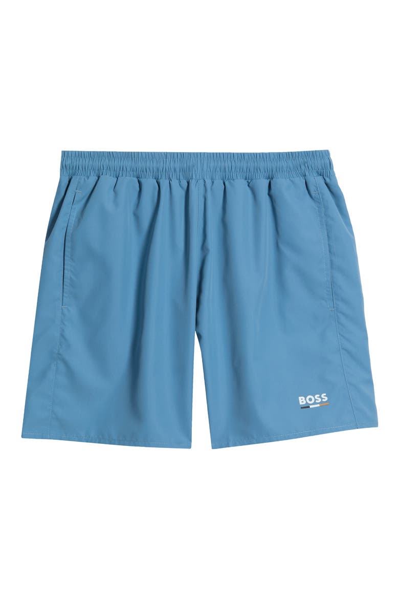 Swordfish Swim Trunks, Alternate, color, LIGHT PASTEL/ BLUE