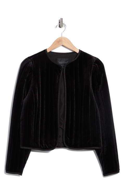 Quilted Velvet Jacket