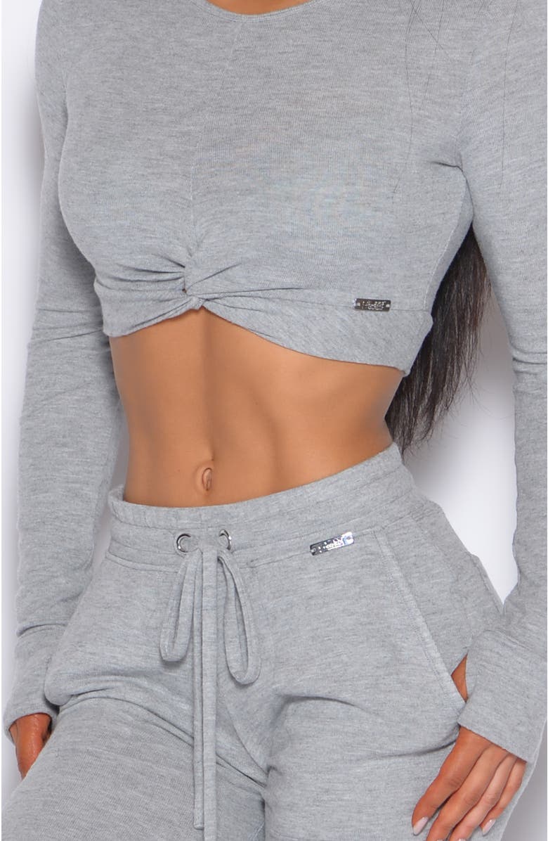 Bombshell Sportswear Love Knot Pullover, Alternate, color, Cozy Silver