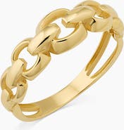 Oradina 14K Yellow Gold Penthouse Ring