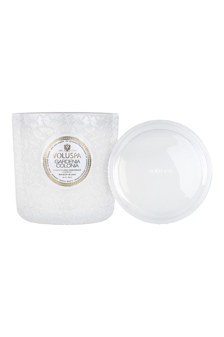 Gardenia Colonia Luxe Candle, Alternate, color, GARDENIA