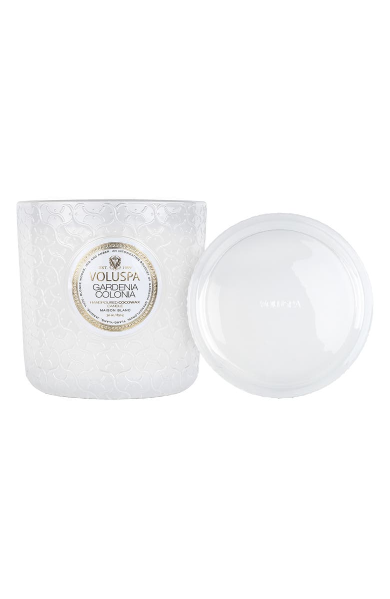 Voluspa Gardenia Colonia Luxe Candle, Alternate, color,