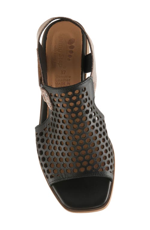 Spring Step Gosset Sandal In Black Multi
