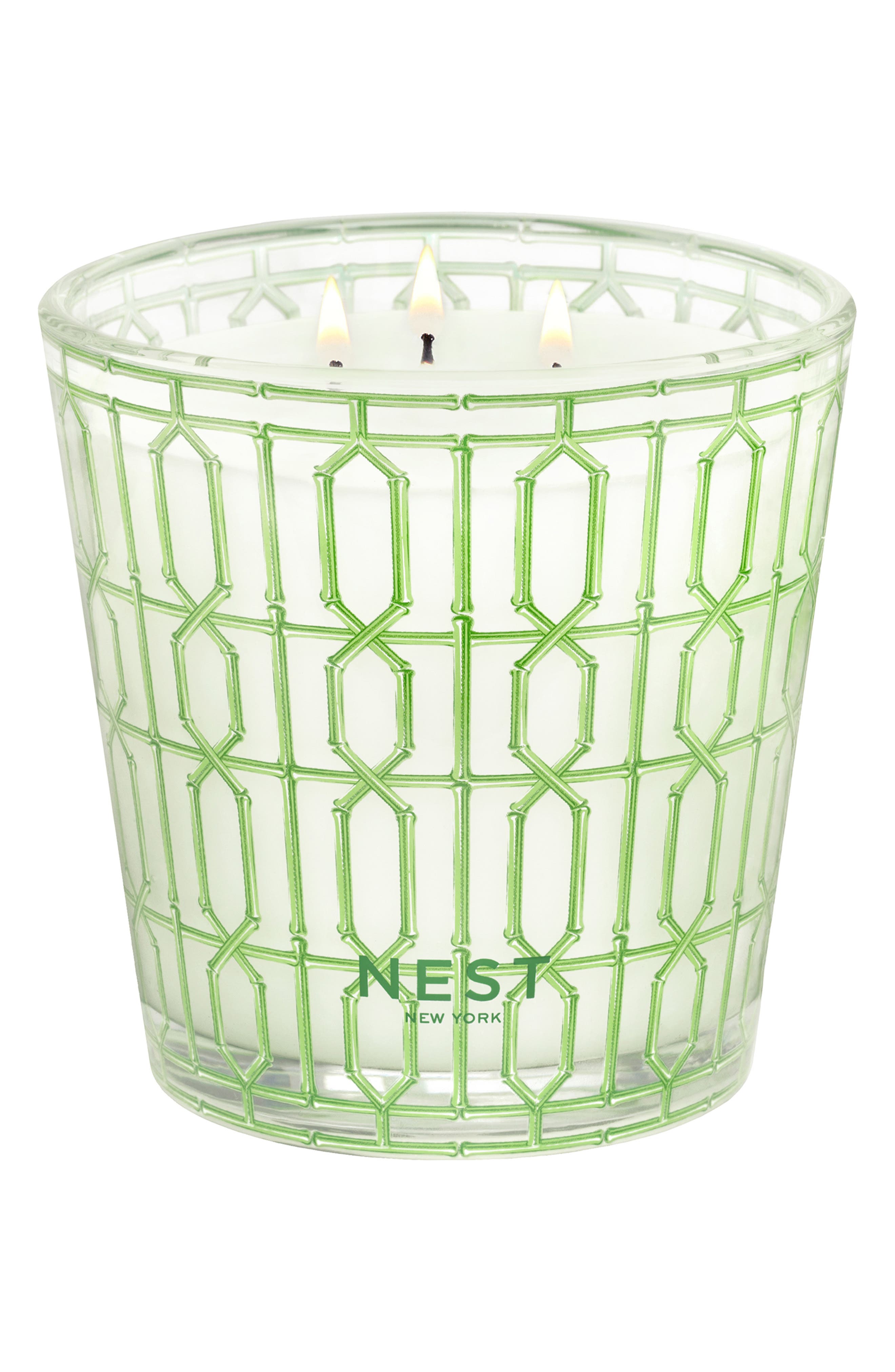 Decorative 3-Wick Candle