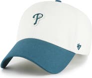 '47 Men's '47 White/Teal Philadelphia Phillies Contemporary Tonal Clean Up Adjustable Hat