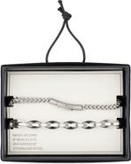 NORDSTROM RACK Men's Stainless Steel Bracelet Set