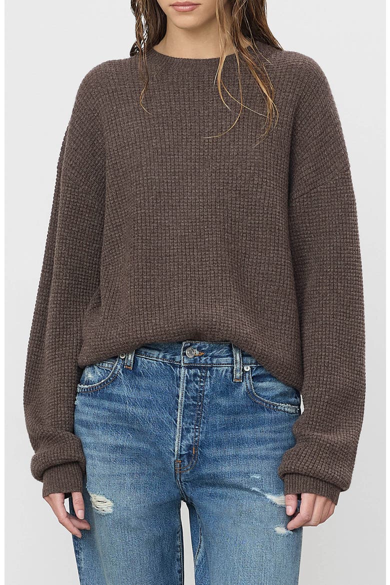 Brock Cashmere Sweater, Main, color, MUSHROOM