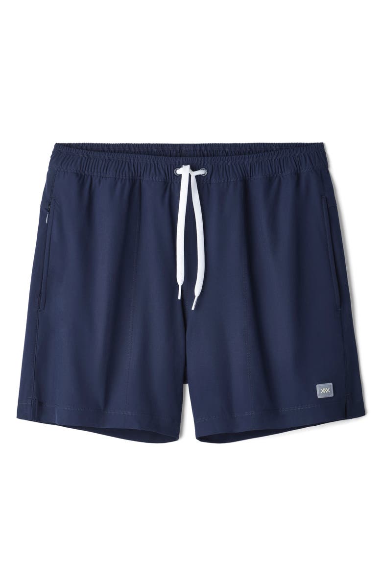 Rhone 5.5-Inch Water Repellent Swim Trunks, Alternate, color, Navy