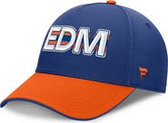 FANATICS Men's Fanatics Royal/Orange Edmonton Oilers Authentic Pro Rink Team Code Flex Hat