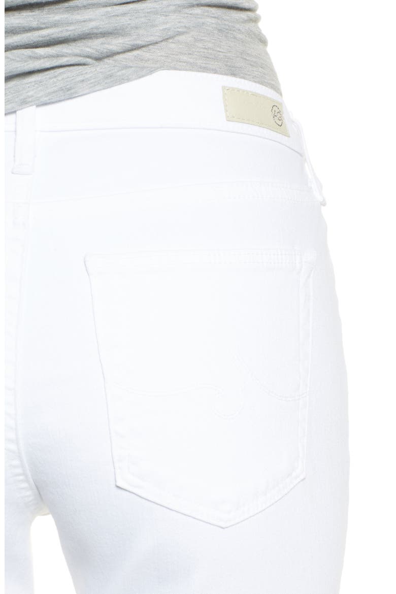Jodi High Waist Crop Jeans, Alternate, color, WHITE
