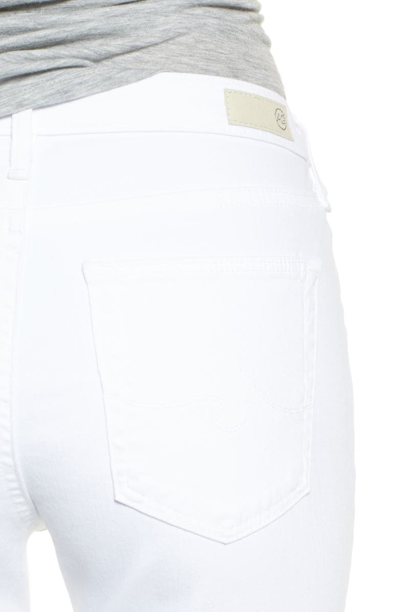 AG Jodi High Waist Crop Jeans, Alternate, color, White