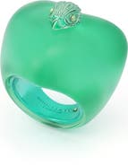Kurt Geiger London Jelly Eagle Heart Cocktail Ring