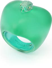 Kurt Geiger London Jelly Eagle Heart Cocktail Ring