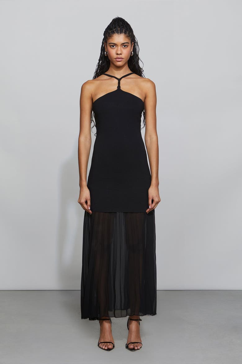 Veta Knit Dress, Main, color, Black