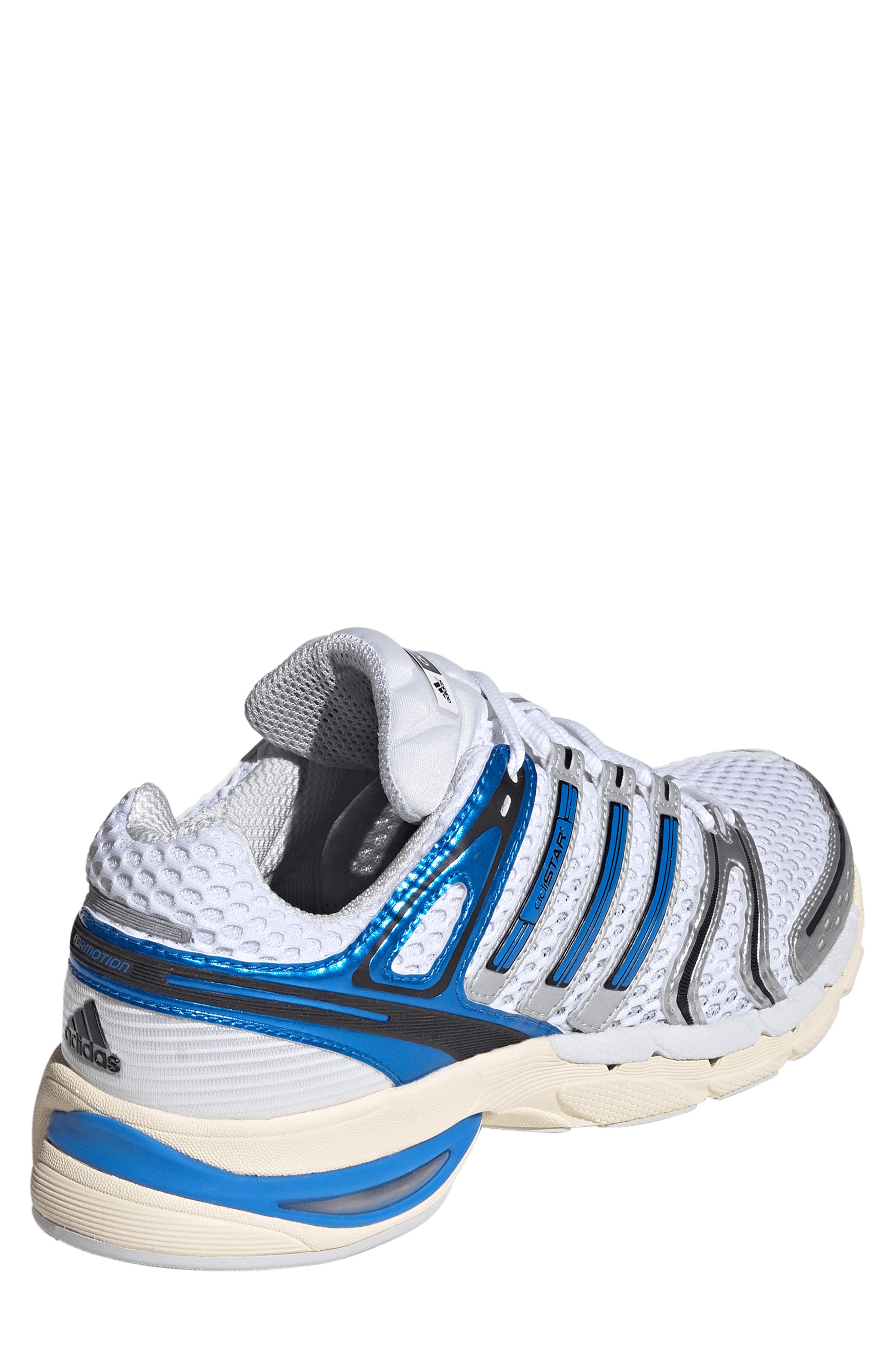adidas Gender Inclusive Adistar Control 5 Sneaker, Alternate, color, White/ Lucid Ray Blue/ Grey