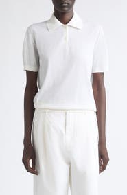 Jil Sander Wool Crop Polo