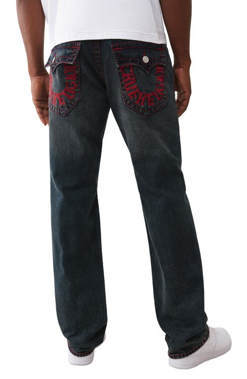 True Religion Ricky Big T Flap Pocket Straight Leg Jeans In Animal Print