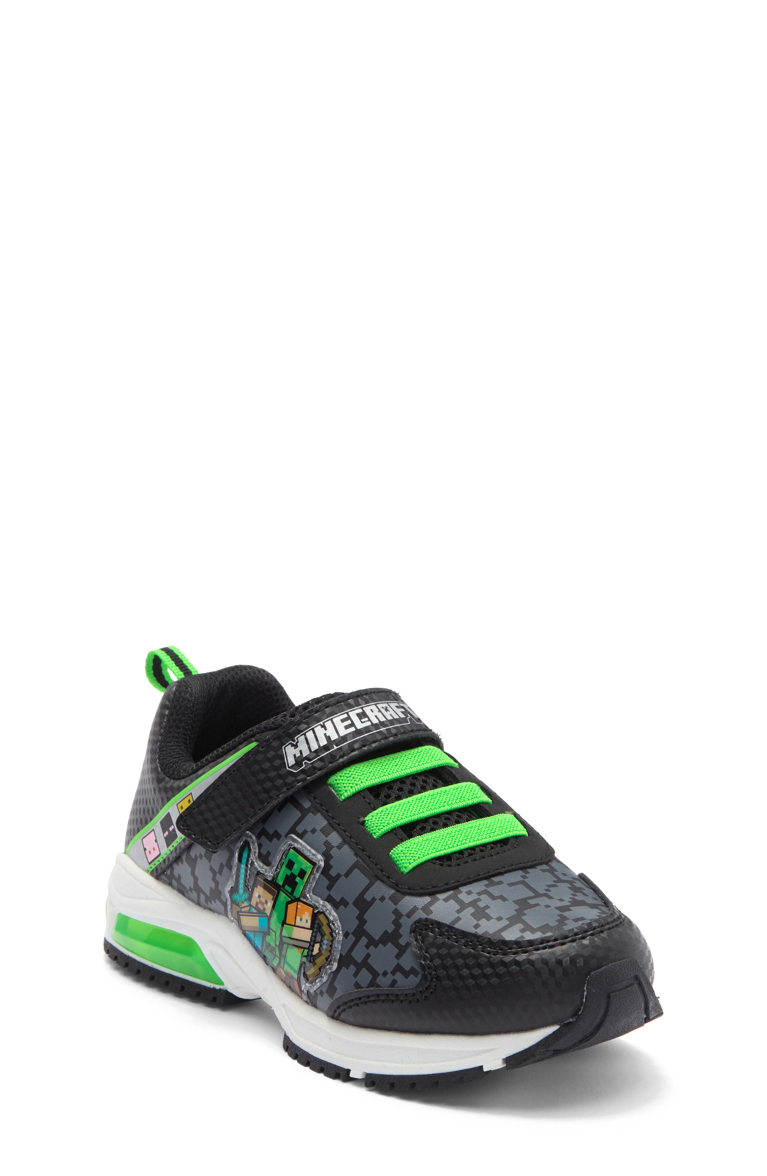 SG Footwear x Minecraft<sup>®</sup> Kids' Light-Up Sneaker, Main, color, 