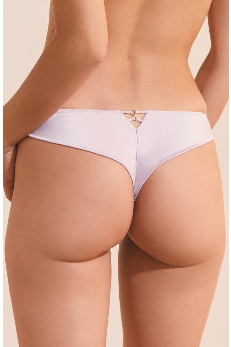Envolee Tanga Panties, Alternate, color, LILAC