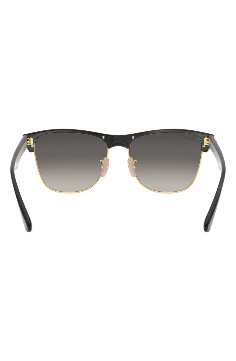 Ray-Ban Clubmaster Flash 57mm Polarized Sunglasses, Alternate, color,