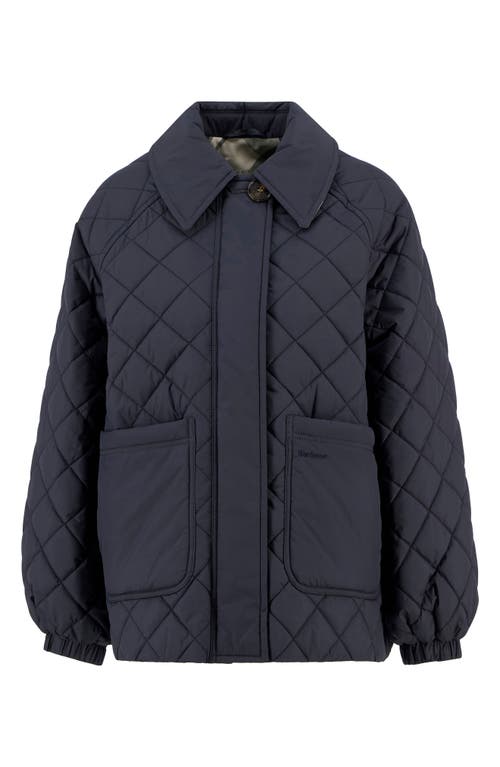 Barbour Laoise Diamond Quilted Jacket In Blue