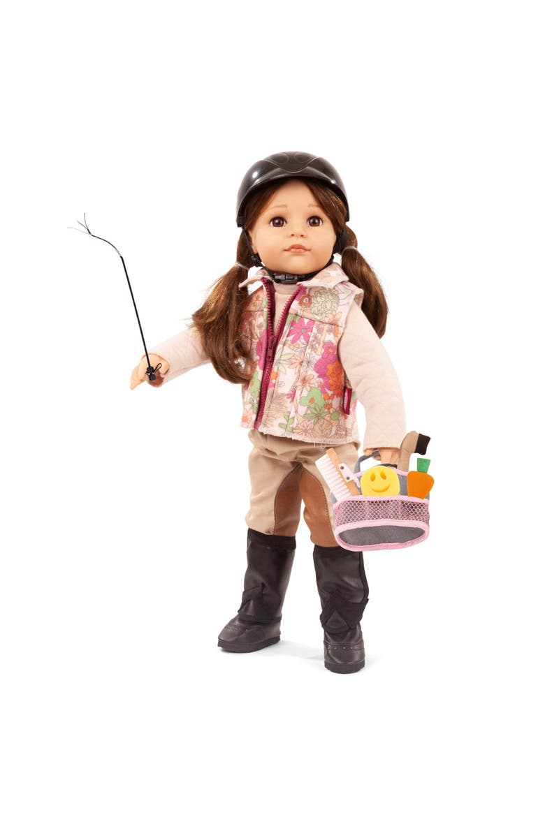 Hannah Loves Horseback Riding 19.5 Inch Standing Poseable Doll, Accessories, Main, color, Multicolored