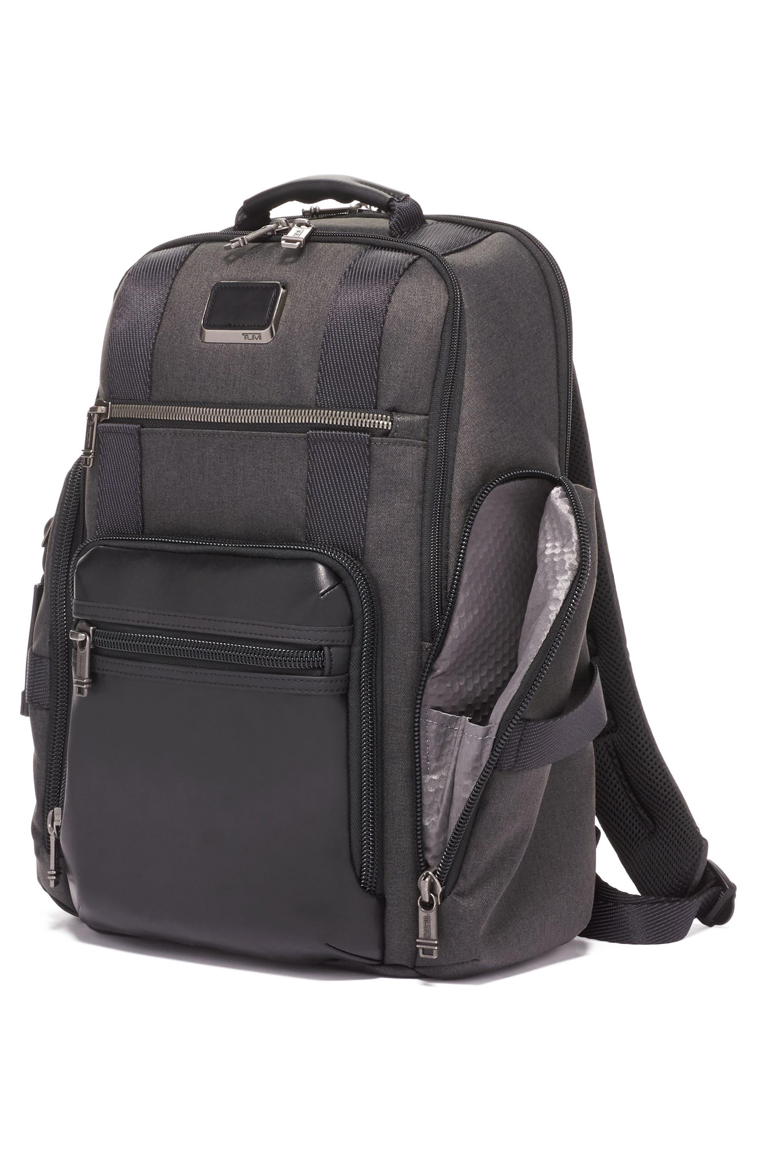 TUMI Alpha Bravo Sheppard Deluxe Water Resistant 15-Inch Backpack, Alternate, color, 