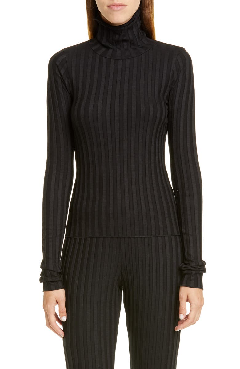 Simon Miller Rib Knit Turtleneck, Main, color, 