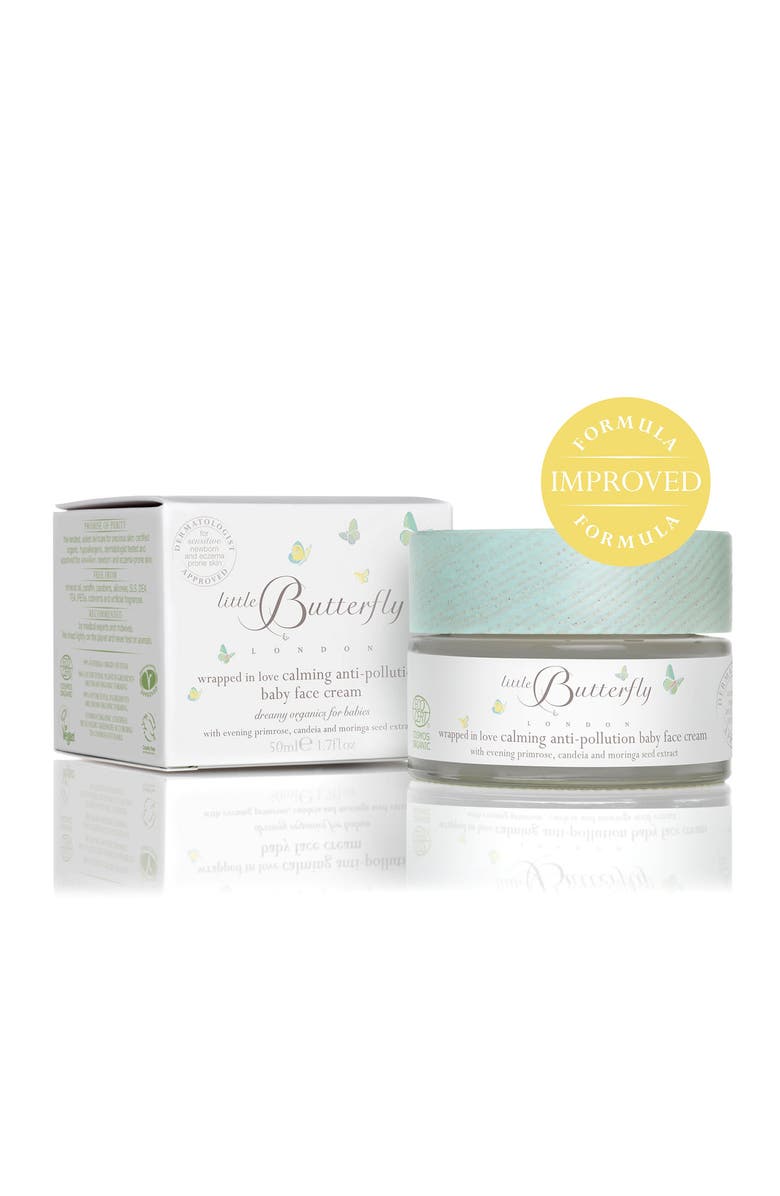 Little Butterfly London Wrapped in Love Calming Anti-Pollution Baby Face Cream 50ml, Main, color, Baby Face Cream 50Ml