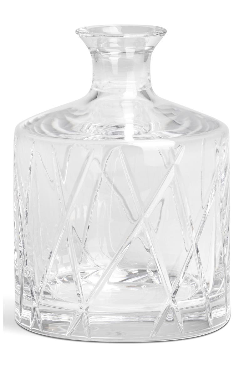 City Crystal Decanter, Alternate, color, CLEAR