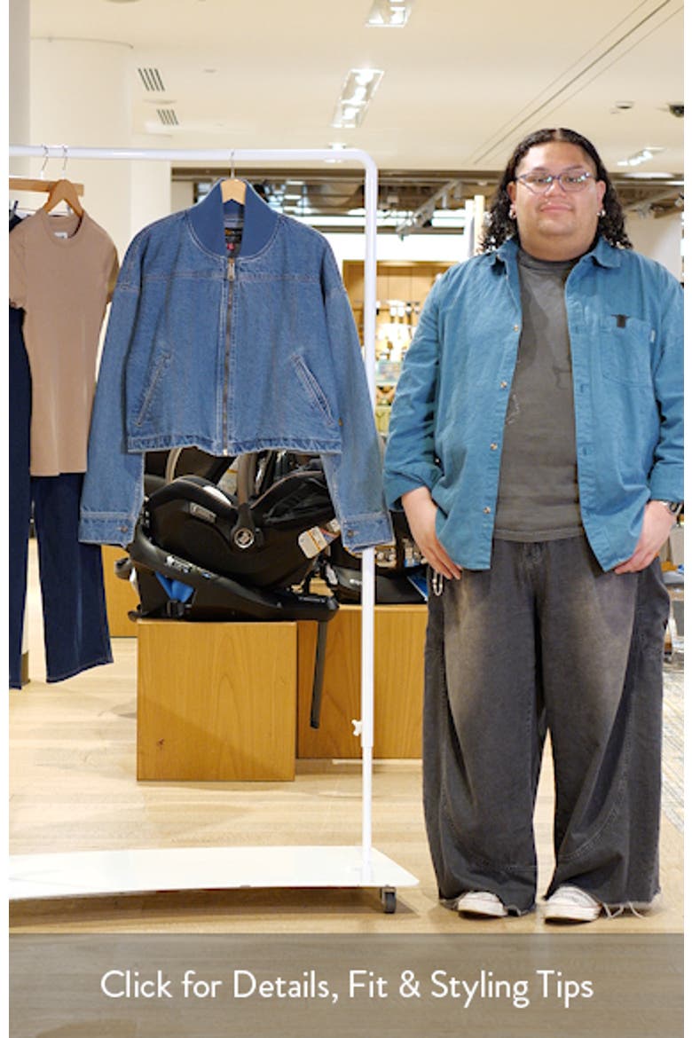 Relaxed Fit Denim Flight Jacket video