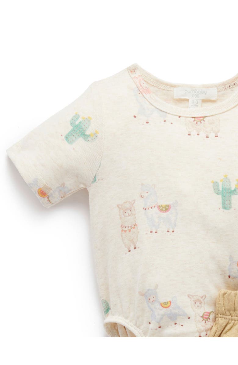 Purebaby 3 Piece Gift Set, Alternate, color, Little Llama Print