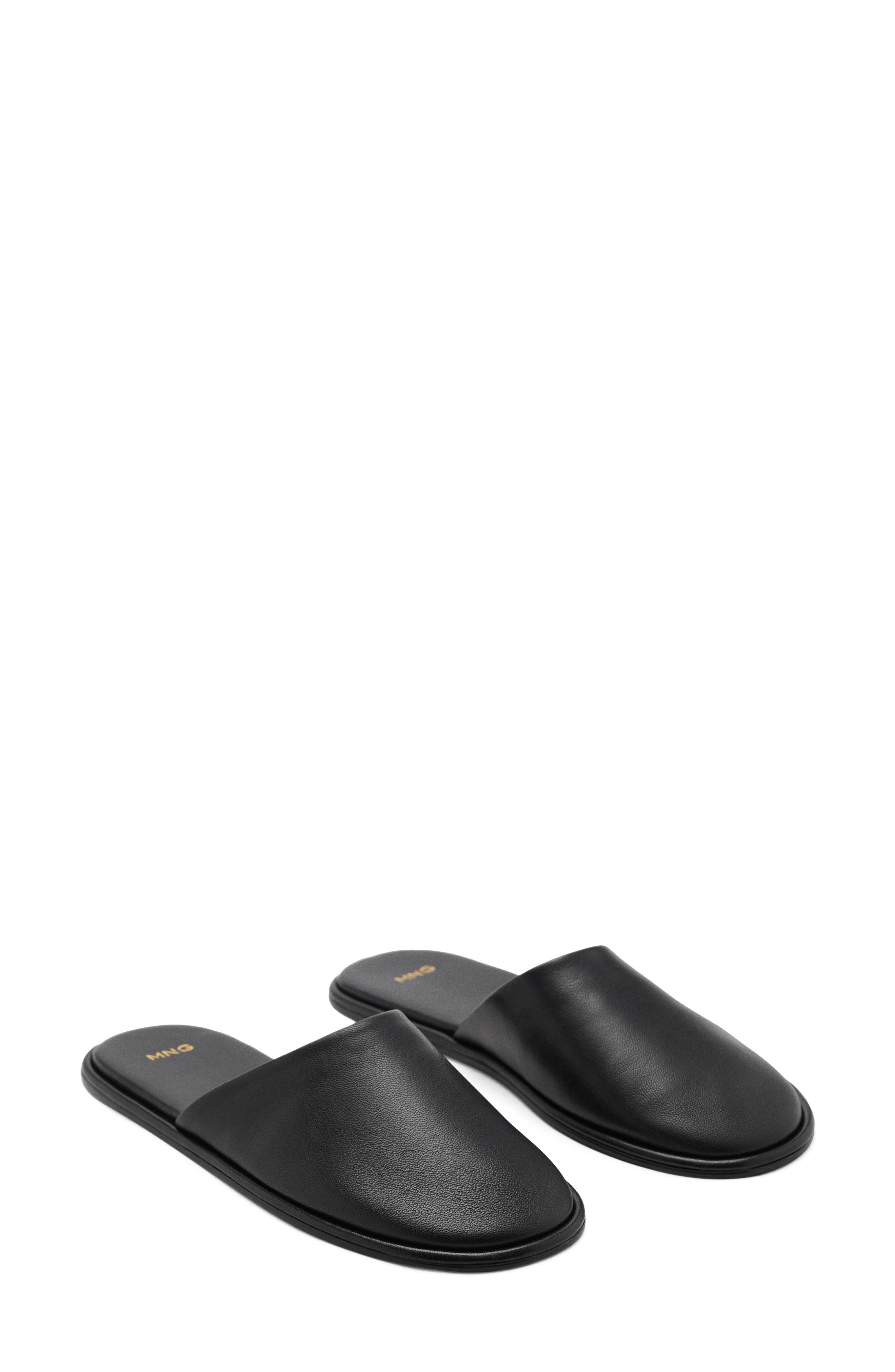 MANGO Flat Mule, Main, color, Black
